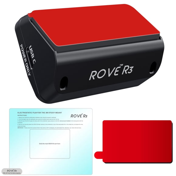 Soporte Magnético ROVE R3 con GPS Incorporado para Cámara de Tablero 2023