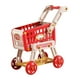thumbnail image 3 of Carrito De Compras De Juguete, Carrito De Supermercado Creativo, Juguete Para Bebés, Niños, Niñas, Rojo, 3 of 3