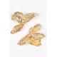 thumbnail image 3 of Aretes Fashnzfab Vintage Metal Dorado y Plateado, 3 of 3