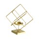 thumbnail image 2 of Candelabro De Metal Con Soporte Para Decoración De Centros De Mesa, Cuadrado, Dorado, 2 of 5