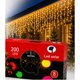thumbnail image 1 of Luces Navideñas Solares Cascadas Exterior 200 Led 6 Metros 8 Funciones, Luz Amarilla Cálida, 1 of 3