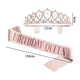 thumbnail image 2 of Tiaras de cumpleaños para niñas, coronas para cumpleaños de mujeres, tiara para reina de cumpleaños de mujeres con banda de cumpleañera, corona para niñas, tiaras y coronas para niñas, 2 of 5
