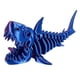 thumbnail image 1 of Shark Toy zumelio impreso en 3D de gran color blanco con esqueleto móvil, 1 of 8