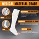 thumbnail image 4 of Calcetines de compresión Doc Miller con punta abierta de 20-30 mmHg para hombres y mujeres, 4 of 9