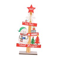 Magideal - Letrero De Mesa De Navidad De Madera, Decoración De Mesa De Navidad, Decoración De Escritorio, Regalo, Suministros Navideños, Cafetería, Decoración De Muñeco De Nieve