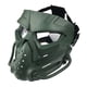 thumbnail image 4 of Máscara Táctica Guardia Casco Protección Ocular De Cara Completa Para Caza Verde Claro, 4 of 5