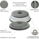 thumbnail image 4 of Tapa para microondas Tourvee, plegable, apta para alimentos, de plástico BPA, gris, 4 of 8