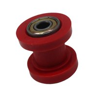 Ioensy - Tensor De Polea De Rodillo De Cadena Genérico De 8 Mm Para Moto De Cross Atv Premium Rojo