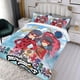 thumbnail image 3 of MIRACULOUS-ladybug Conjunto de sábanas temático, trío de piezas, cómodo y amigable con la piel, diseño único, regalo de decoración para el hogar para familiares, amigos y fans,140X210cm, 3 of 6