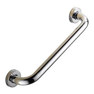 Genérico - Barra Seguridad Recta Ducha Baño 40 Cm X 2,5 Cm Inoxidable Color Plateado