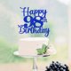 thumbnail image 3 of Decoración para tartas Kaoenla Happy 98th Birthday 98 años, color azul, 3 of 8