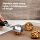 thumbnail image 5 of Cuchara para galletas OXO Good Grips, tamaño mediano, color negro y plateado, 5 of 9