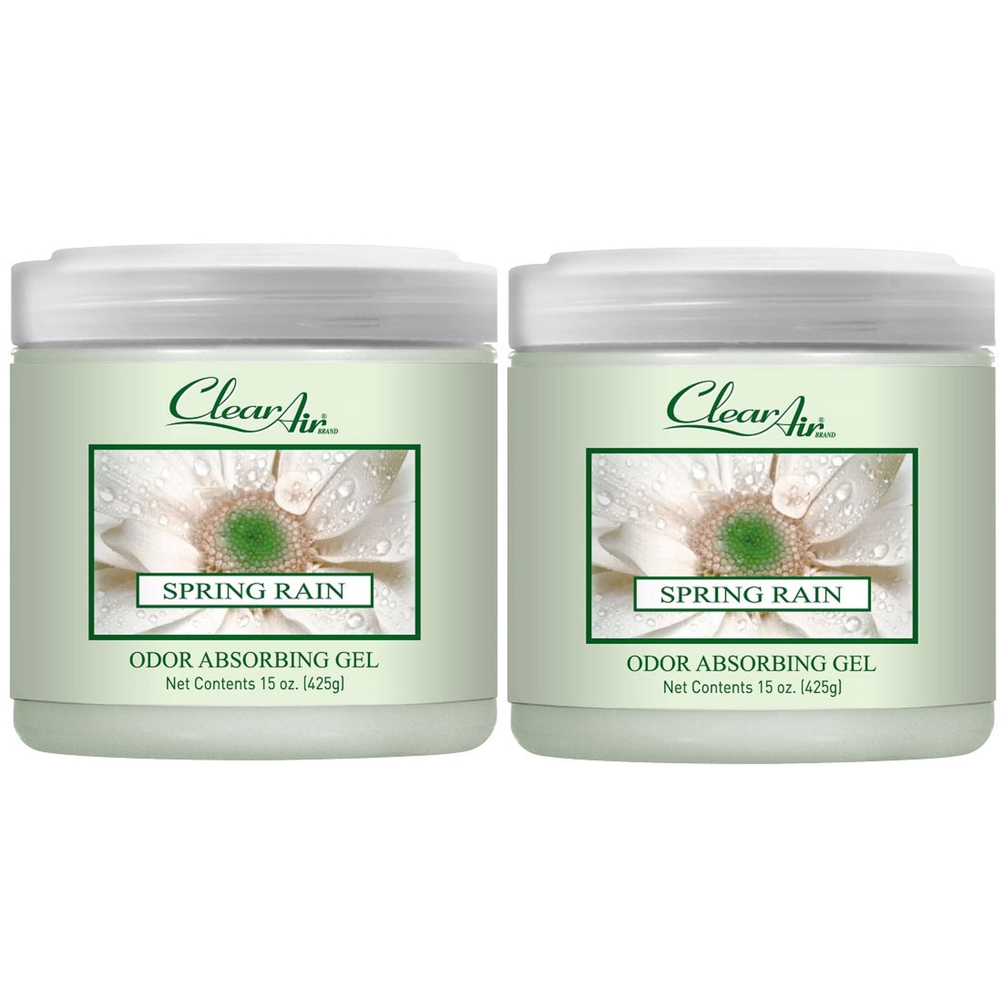Gel Absorbente De Olores Clear Air Con Aroma A Lluvia Primaveral, 450 Ml, 2