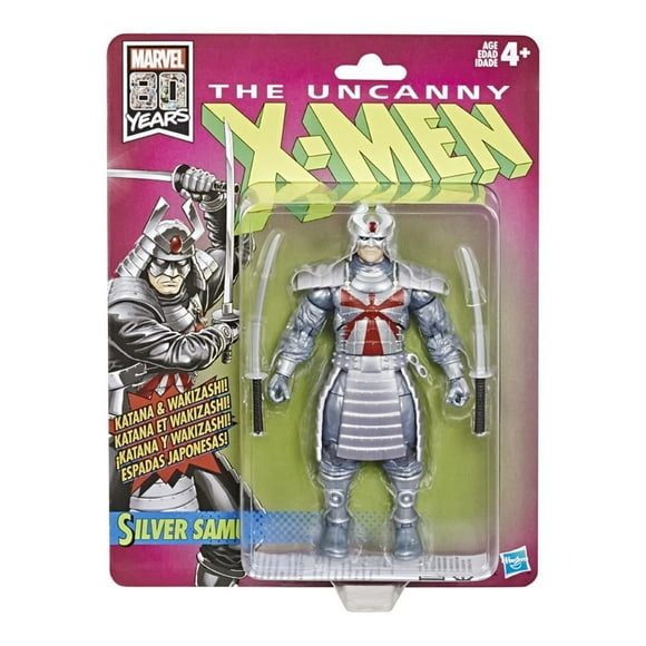 Figura Retro Silver Samurai X Men Marvel 6 Pulgadas