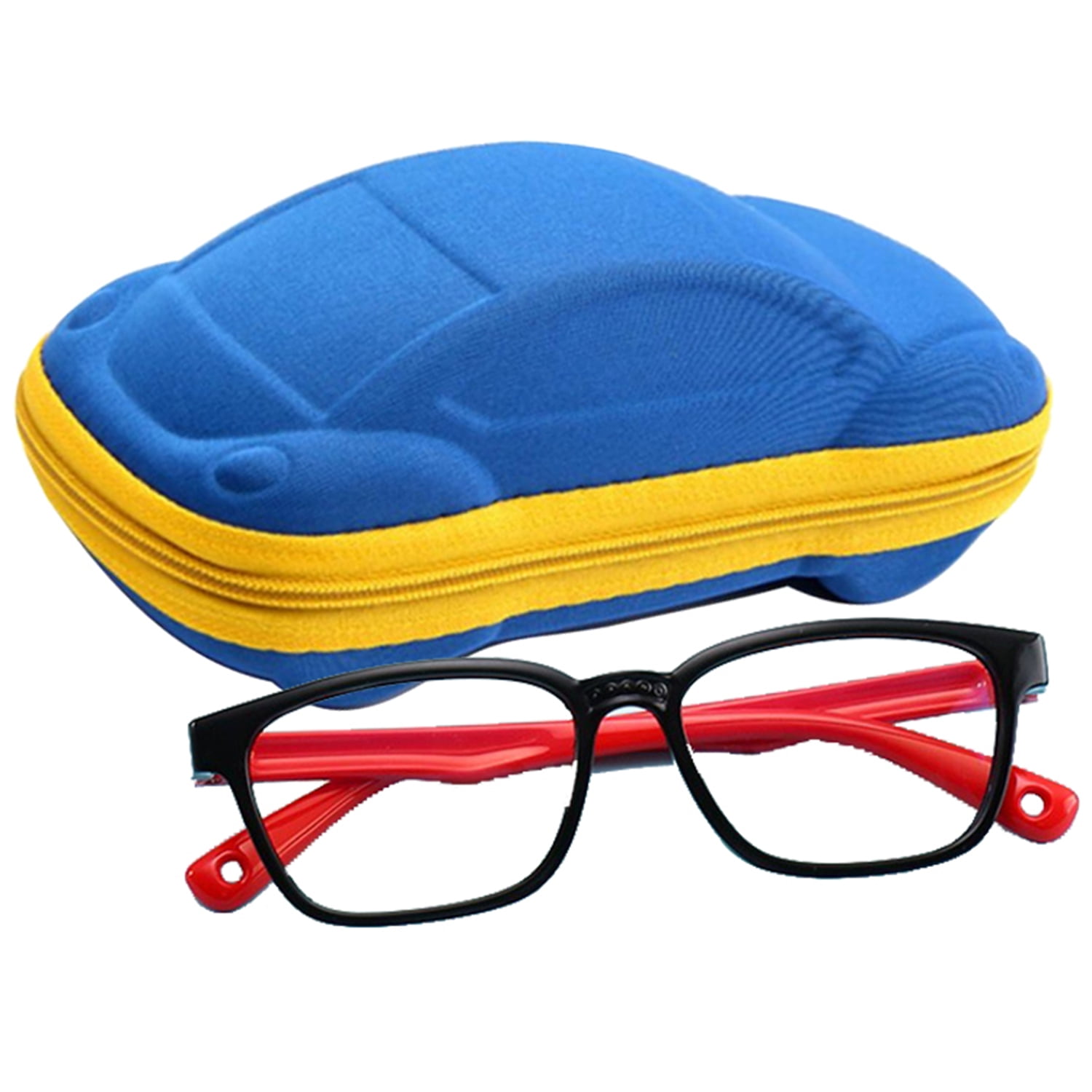 Newo - Lentes Niños Anti Luz Azul Pantallas Negro Rojo