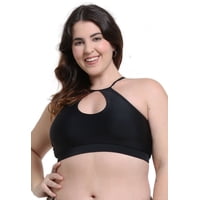 Samia - Peto Deportivo Halter Negro L