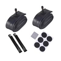 Magideal - Juego De Cámaras De Aire Para Bicicleta, 6 Parches Adhesivos, Fácil Instalación, Repuesto Prémium, Reparación De Neumáticos Interiores De Bicicleta De 22 X 175