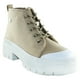 thumbnail image 2 of Zapatilla caña alta lona Khaki Danicolle, 2 of 5