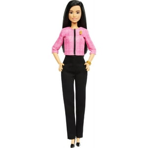 Muñeca Barbie Careers Future Leader Con Pelo Negro Y Acceso.