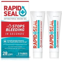 El Gel Rapid-Seal Para Heridas Detiene El Sangrado En Segundos, 2 Tubos