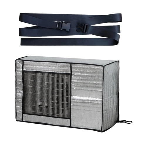 Magideal - Cubierta De Aire Acondicionado Con Correa Ajustable Cubierta Protectora Resistente Al Agua Ahorro De Energía Fácil Instalación Cubierta Exterior De Ai 78Cmx55Cmx30Cm