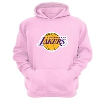 Genérico - Polerón Canguro Lakers Rosa Talla M Unisex