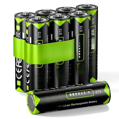Genérico - Set 2 = 4 Pilas Aaa Recargable 2800Mah Lau