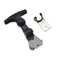 Ioensy - Cerrojo De Cubierta De Motor Automático, Pestillos De Capó, Juego De Captura Para Camiones, Maquinaria Agrícola S, Acero Al Carbono