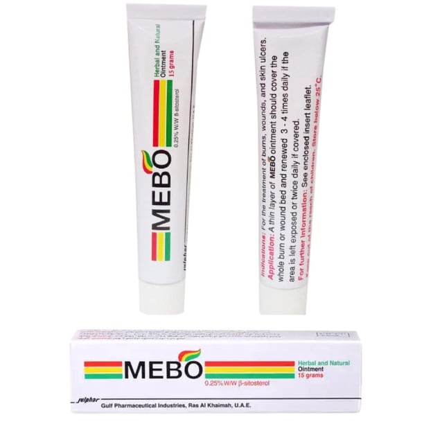 Crema para quemaduras, pomada para la piel, MEBO, cuidado de heridas y cicatrices, 30 g