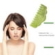 thumbnail image 2 of Nature Jade Massage Comb Gua Sha Board Spa Acupuncture Head Care Massager Green Jade Comb Head Massager Beauty Tools, 2 of 3