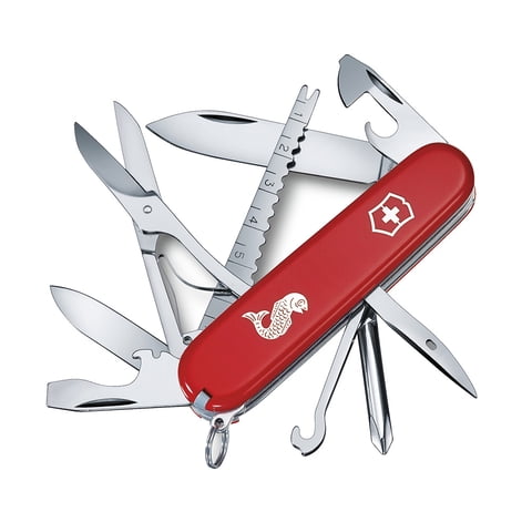 Navaja Fisherman Color Rojo Victorinox