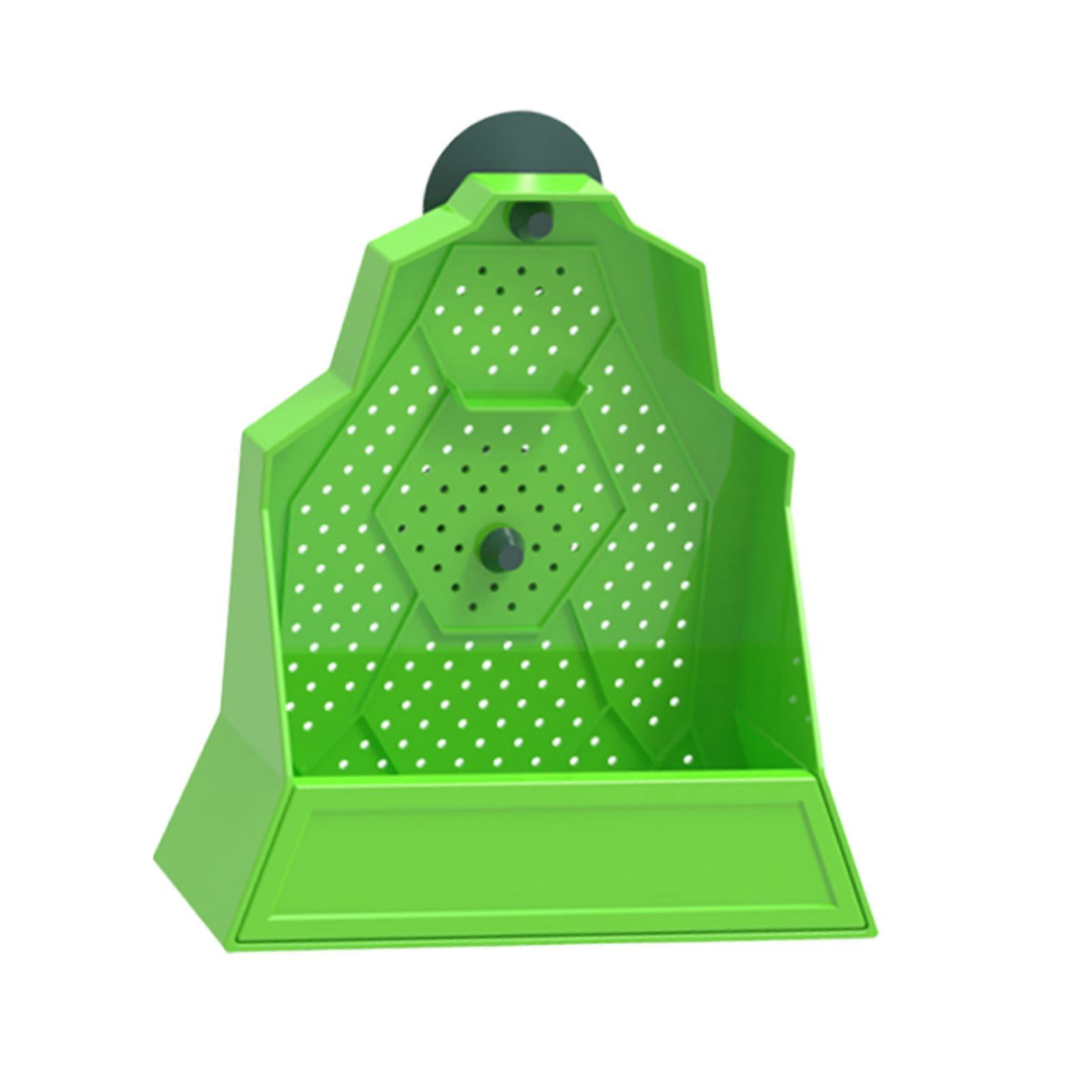 Magideal - Comedero Con Ventosa Para Reptiles, Recipiente Para Comida A Prueba De Fugas Para Lagartos, Plato De Comida Para El Hogar, Caja De Alimentación Para 15 Cm X 6 Cm X 16 Cm