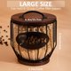 thumbnail image 2 of Soporte de filtro de café Yangbaga para 8-12 tazas con tapa de madera, negro, 2 of 8
