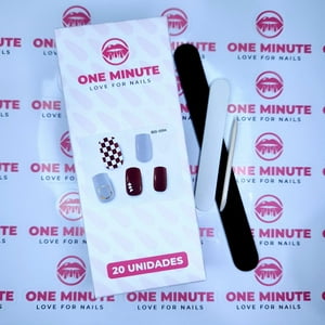 One Minute - Uñas Gel Semicuradas Diseño 094