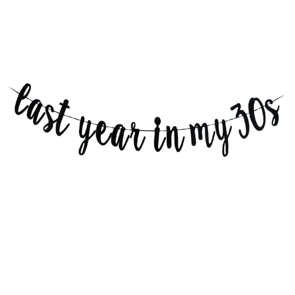 Guysckfi - Banner Decorativo Para Fiesta De Cumpleaños De Last Year In My 30s