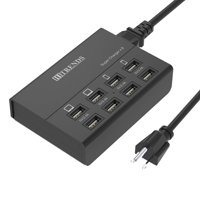 Cargador Usb, Hitrends Estación De Carga De 8 Puertos 60W/12A Hub Carg