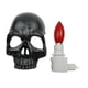 thumbnail image 3 of Lámpara de pared con forma de calavera humana, luz de ambiente festivo, lámpara de noche para decoración del hogar, luz de noche de Halloween enchufable para cocina, sala de estar, Negro, 3 of 5