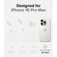 thumbnail image 2 of Funda de teléfono Ringke Onyx compatible con iPhone 15 Pro Max, 2 of 9
