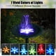 thumbnail image 3 of Fuente solar para baño de pájaros GAIZERL 4W con LED y 7 boquillas, 3 of 6