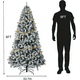 thumbnail image 2 of Árbol De Navidad De Nieve Con Luces Led 180cm Preiluminado, 2 of 3