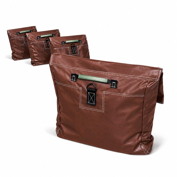 Fundas para Sacos de Arena Moose Supply – Pack de 4, Marrón, 53 cm, 23 kg
