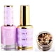 thumbnail image 1 of Set de esmaltes DAISY DND DC en tonos morados con gel y glitter, 1 of 2
