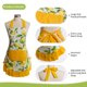 thumbnail image 4 of Delantal Alex Virtue Floral Vintage con Bolsillos de Limón, 4 of 8