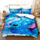 thumbnail image 1 of Feather duvet cover pillowcase, stitch home room bedroom bedding set queen size double bed cute boy girl duvet cover gift Bed Sheets, 1 of 5