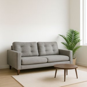 Latam Home - Sofa Napoles 3 C Tela Velvet Gris