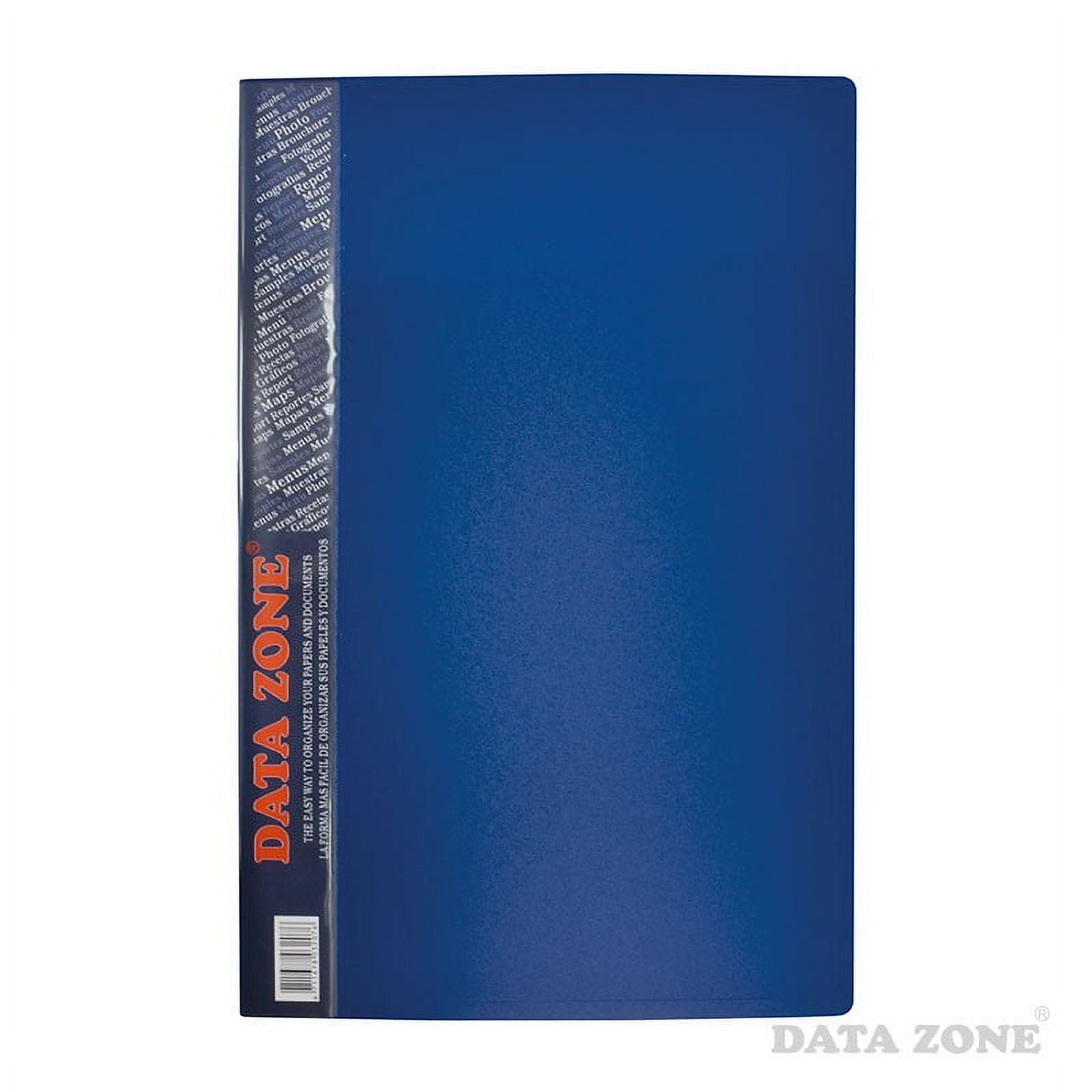 Datazone - Carpeta Oficio 40 Fundas Azul