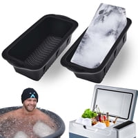 Molde Para Bloques De Hielo Xangnier, Extra Grande, 2 Unidades, 2,1 Kg, Silicona