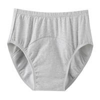 Magideal - Pañales De Tela Para Adultos, Ropa Interior Protectora Para La Incontinencia, Bragas De Algodón Reutilizables Para Mujeres, Hombres Y Personas Mayores Gris Xxxl