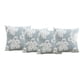 thumbnail image 4 of Pack De 4 Fundas De Cojin Con Diseño De Flores Color Azul, 4 of 4