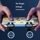 thumbnail image 4 of G21 Teléfono móvil Game Trigger Gamepad Joystick Con 6 Dedos Apuntar Disparar L1 R1 Botón Clave Para PUBG Game Controller-Par, 4 of 6